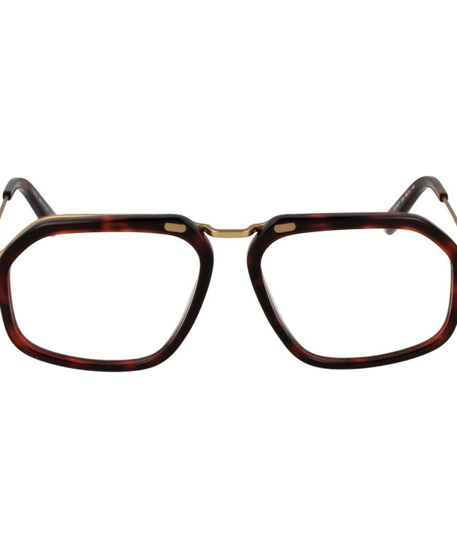 Ermenegildo Zegna Burgundy Men Glasses Frame