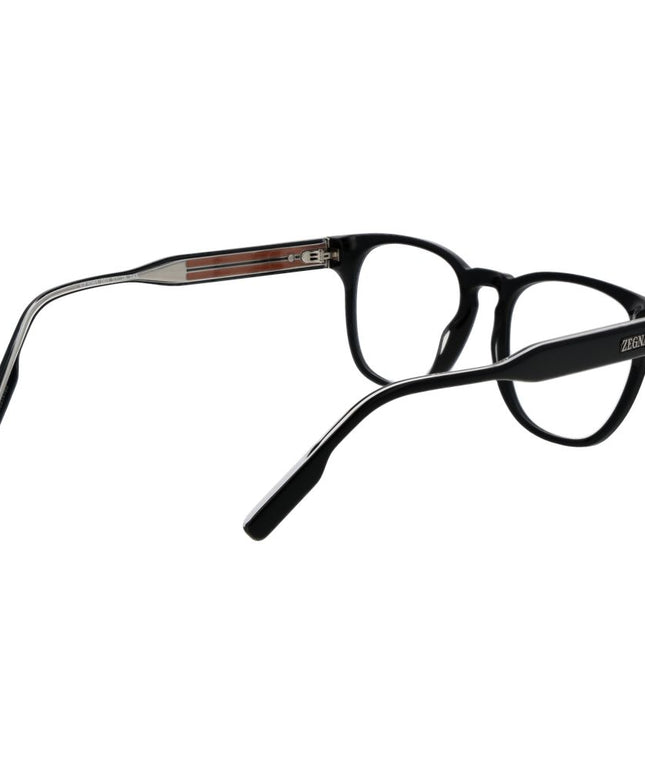 Ermenegildo Zegna Black Men Glasses Frame