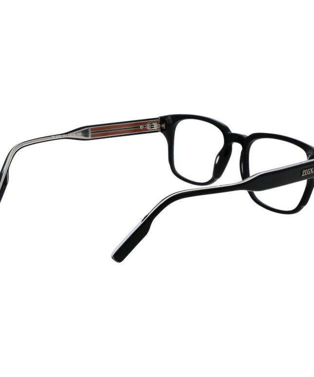 Ermenegildo Zegna Black Men Glasses Frame