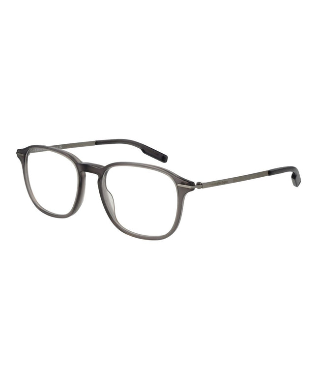 Ermenegildo Zegna Gray Men Glasses Frame