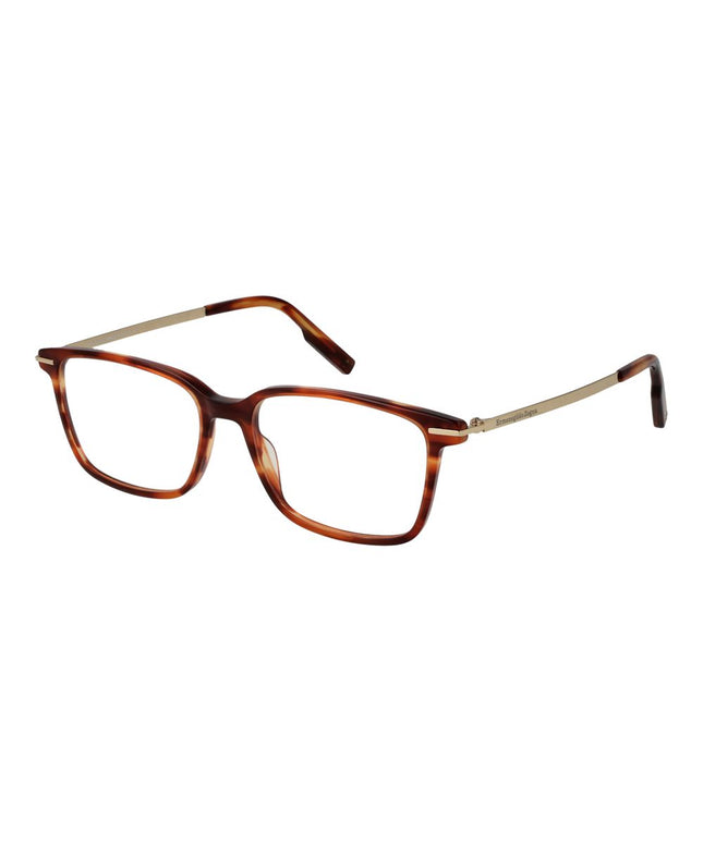Ermenegildo Zegna Brown Men Glasses Frame