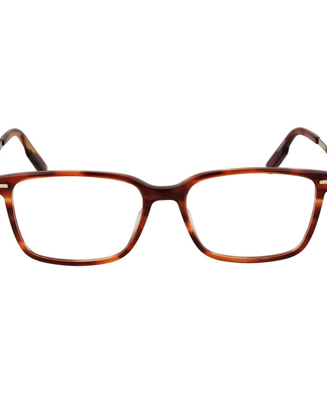 Ermenegildo Zegna Brown Men Glasses Frame