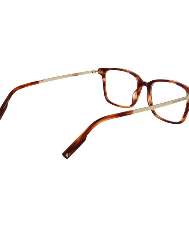 Ermenegildo Zegna Brown Men Glasses Frame