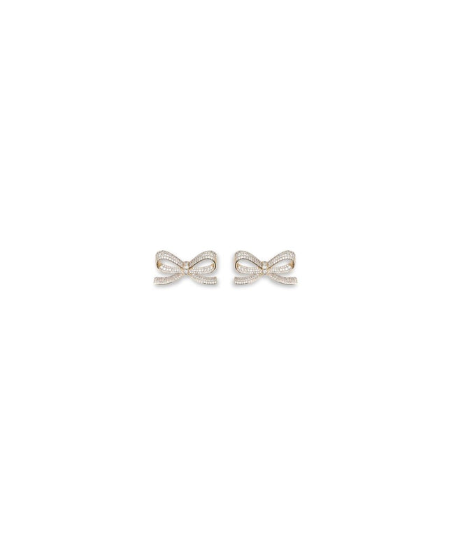 Self-Portrait Crystal bow Earrings