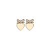 Self-Portrait Heart shaped bow Earrings