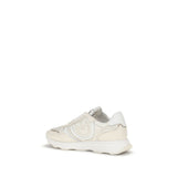 PINKO White Cotton Athletic Sneakers