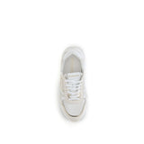 PINKO White Cotton Athletic Sneakers