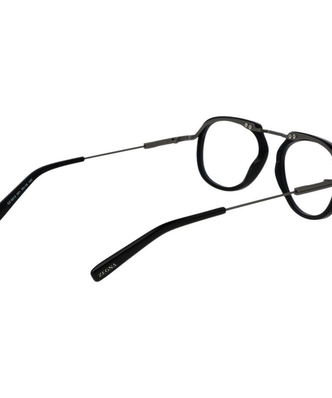 Ermenegildo Zegna Black Men Glasses Frame