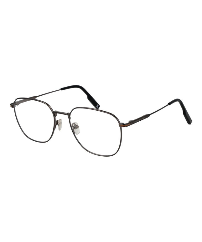 Ermenegildo Zegna Gray Men Glasses Frame