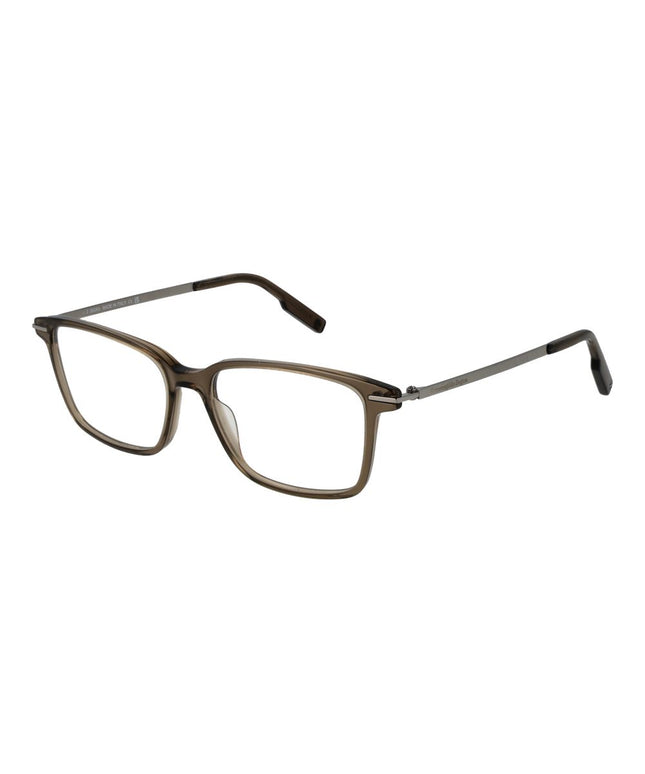 Ermenegildo Zegna Beige Men Glasses Frame
