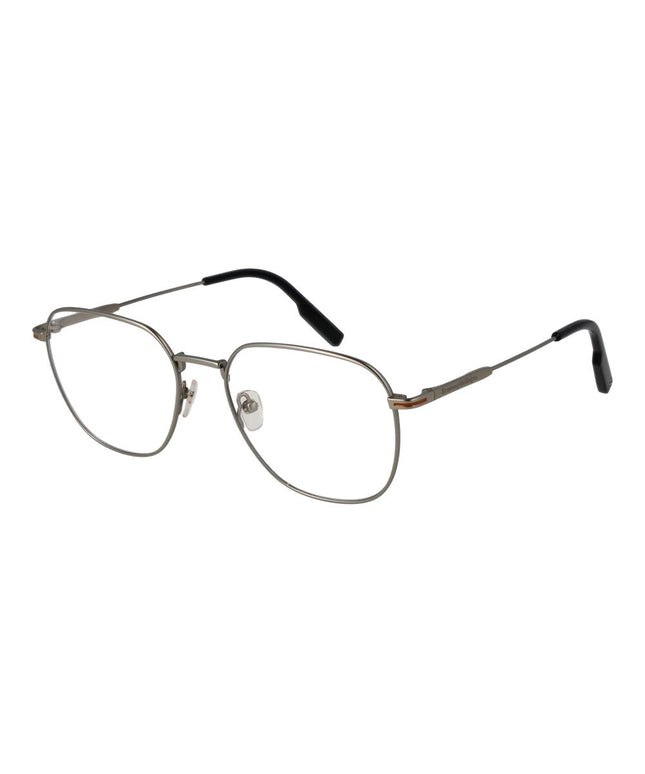 Ermenegildo Zegna Silver Men Glasses Frame
