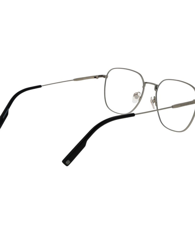 Ermenegildo Zegna Silver Men Glasses Frame