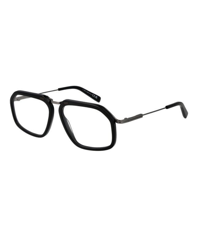 Ermenegildo Zegna Black Men Glasses Frame