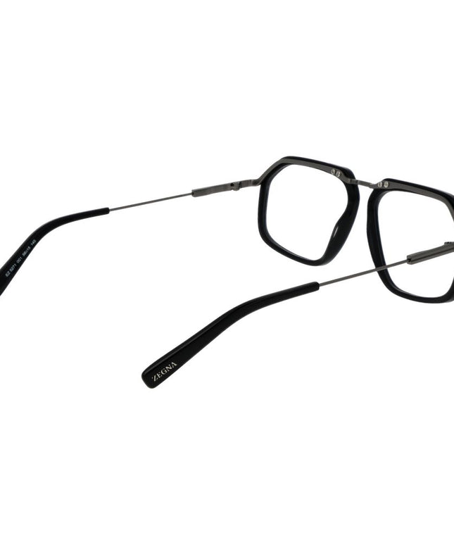 Ermenegildo Zegna Black Men Glasses Frame