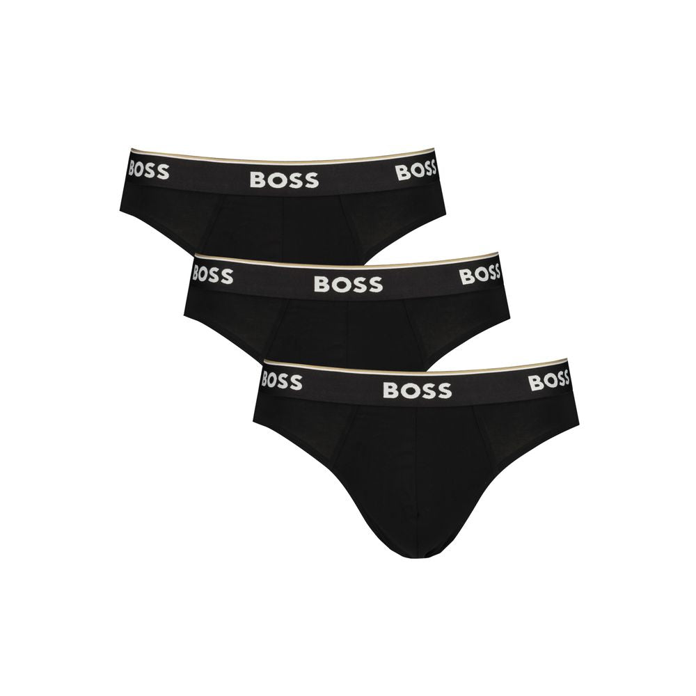 Hugo Boss Hugo Boss Black Cotton Men Brief (Italian Size MEN: M, nan: nan, nan: nan)