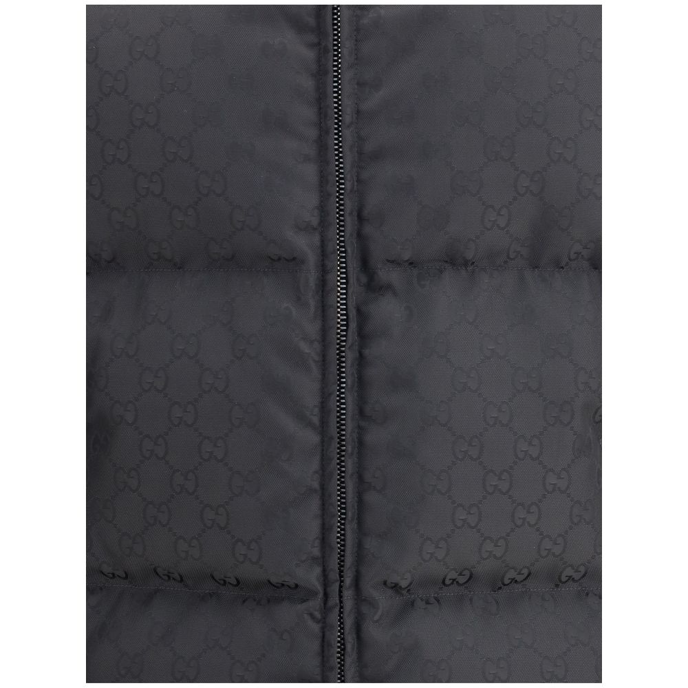 Gucci Black Polyamide Coat