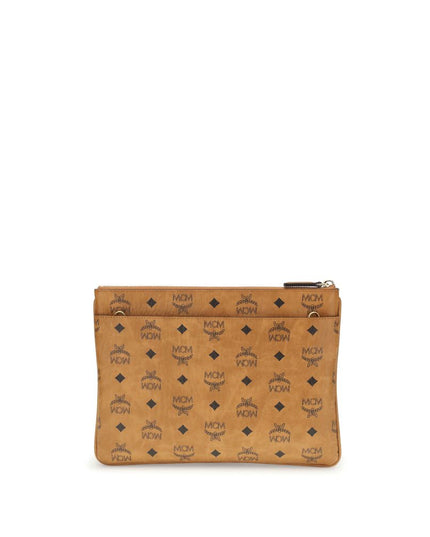 MCM Pouch with Visetos print