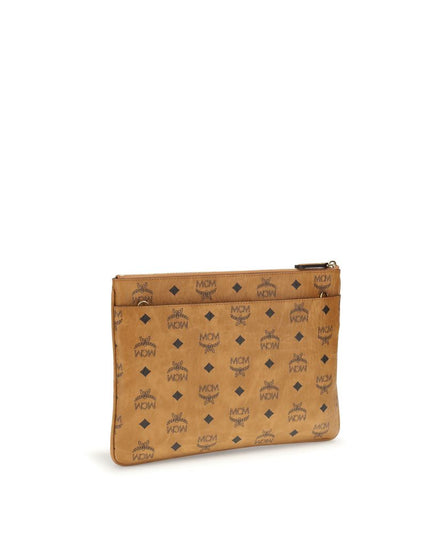 MCM Pouch with Visetos print