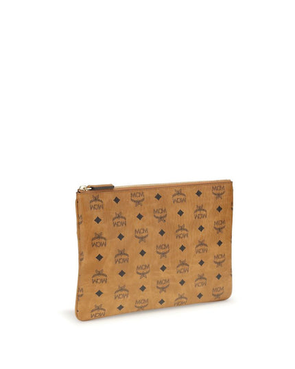 MCM Pouch with Visetos print