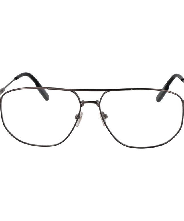 Ermenegildo Zegna Gray Men Glasses Frame