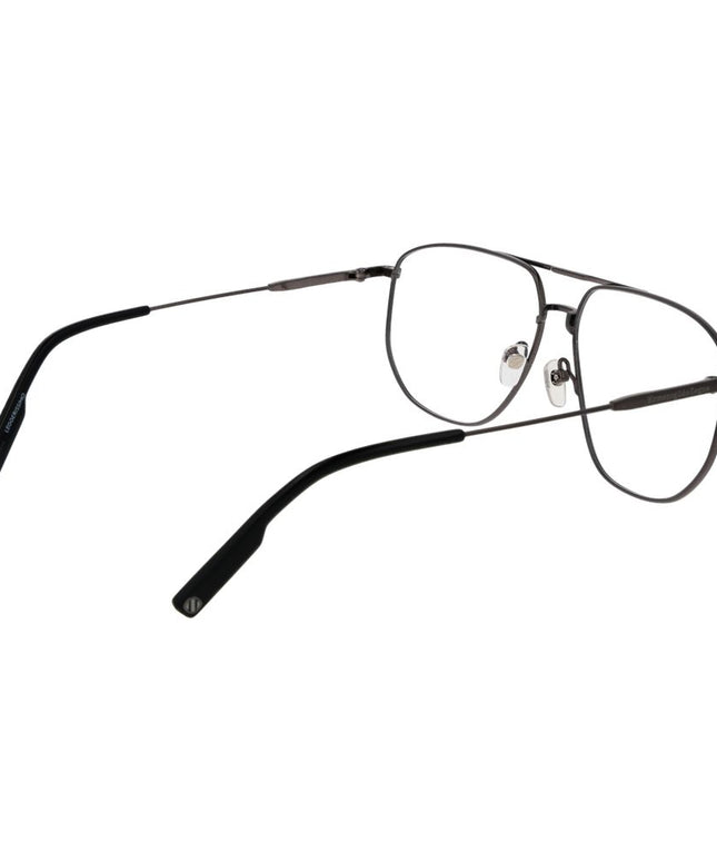 Ermenegildo Zegna Gray Men Glasses Frame