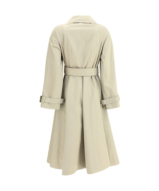 Burberry Ellingham fit-and-flare long gabardine Trench Coat