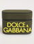 Dolce & Gabbana Army Green Rubber Logo Embossed AccessoryAirpods Case