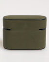 Dolce & Gabbana Army Green Rubber Logo Embossed AccessoryAirpods Case