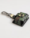 Dolce & Gabbana Multicolor Camouflage Leather Metal AccessoryAirpods Case