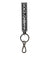 Dolce & Gabbana Black White DG Rubber Logo Silver Men's Holder Keyring