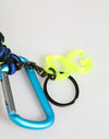 Dolce & Gabbana Multicolor Polyester Tape String DG Logo KeychainKeyring