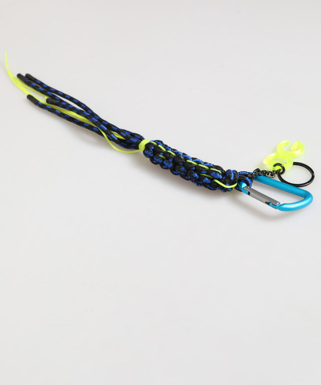 Dolce & Gabbana Multicolor Polyester Tape String DG Logo Keychain  Keyring