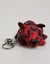 Dolce & Gabbana Red Black Polyester Animal Silhouette Bag Keychain Keyring