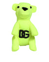 Dolce & Gabbana Neon Green Bear Embroidered Logo Men Keychain ClaspKeyring