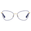 Moschino Blue Metal Frames