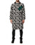 Dolce & Gabbana Dolce & Gabbana Black White Logo Print Hooded Coat Men Jacket (Italian Size MEN: IT44 | XS, nan: nan, nan: na