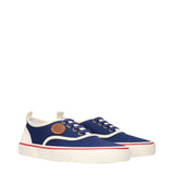 Valentino Garavani Blue Fabric Low Top Sneakers