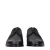Prada Black Leather Oxfords And Derbies