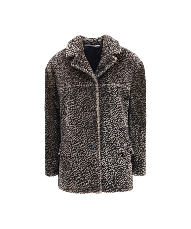 Salvatore Santoro Spotted patterned Fur Jacket