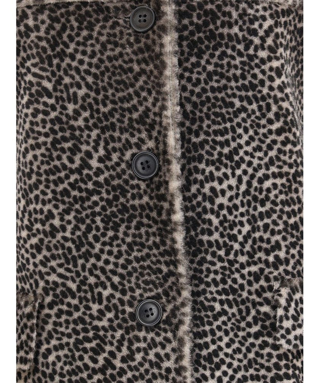 Salvatore Santoro Spotted patterned Fur Jacket