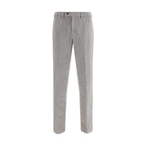 Germano Gray Cotton Casual Pants