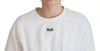 Dolce & Gabbana White Cotton Corset Stretch TopT-shirt