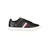 Tommy Hilfiger Tommy Hilfiger Black Leather Men Sneaker (Shoe Size Men: EU40/US7, nan: nan, nan: nan)