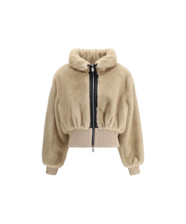 PINKO Faux fur bomber Jacket