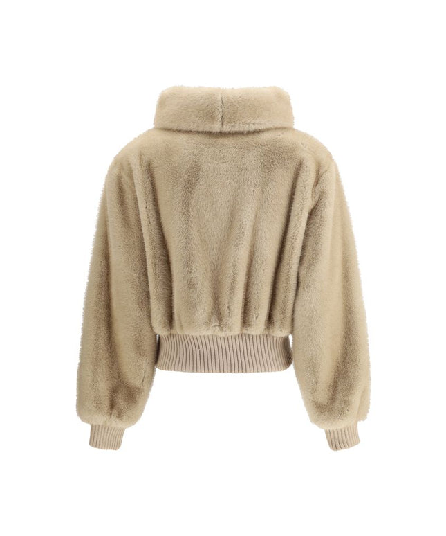 PINKO Faux fur bomber Jacket