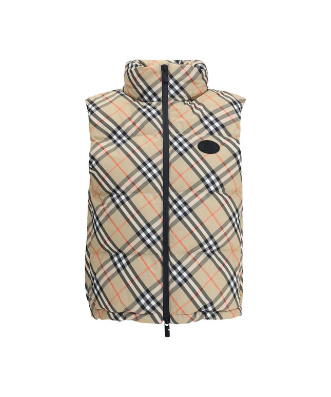 Burberry Check vest Down Jacket