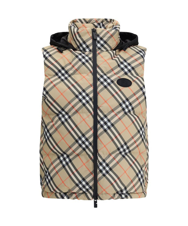 Burberry Check vest Down Jacket
