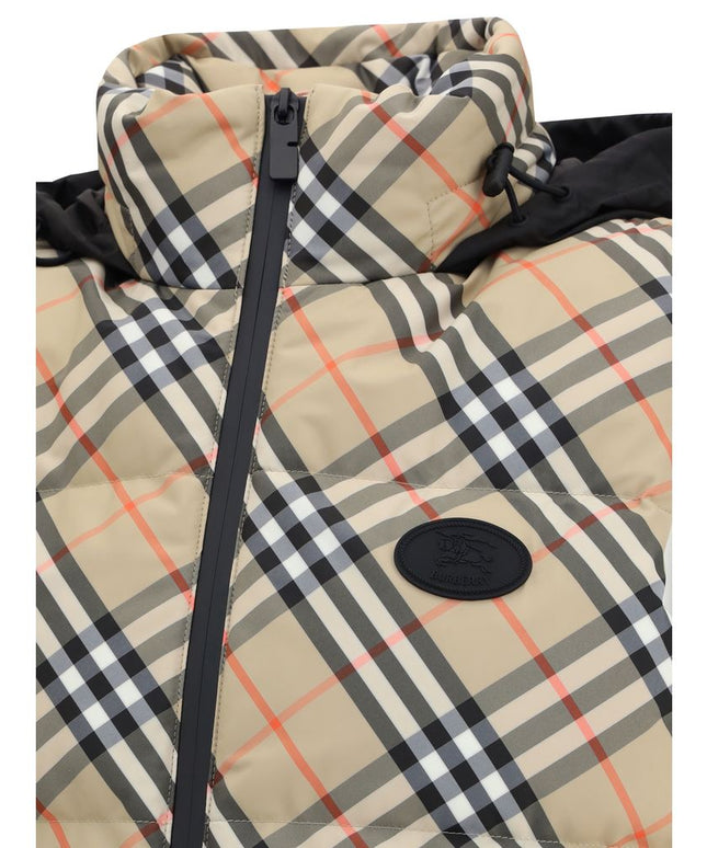 Burberry Check vest Down Jacket