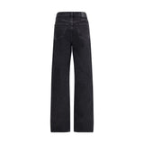 Saint Laurent Black Cotton Slim Fit Jeans