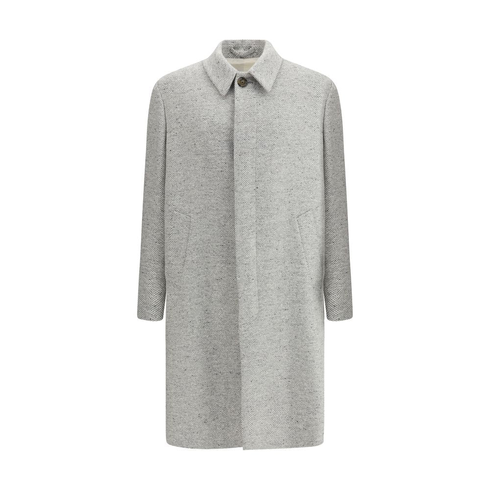 Lardini Lardini Herringbone patterned Coat (Italian Size MEN: IT46 | S, nan: nan, nan: nan)
